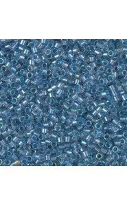 Miyuki delica Beads 11/0 - Sparkling sky blue lined crystal ab DB-1762